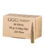 GGG .223 Rem 55gr FMJ / 50 stuks