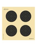 Flip-Target Schietkaarten Precision Air Rifle 25/50 Mtr. 14x14 cm