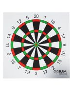 Ram Targets, schietkaarten maat 14X14 model DART 100 stuks