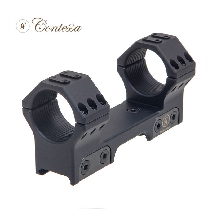 Contessa Simple Black Tactical Mount 1-Piece 30mm #SBTFX02