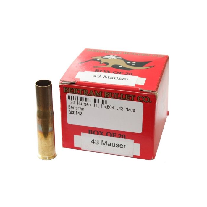 Bertram Hulzen Kaliber 11,15x60R  (.43 Mauser) per 20 Stuks