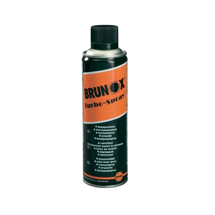 Brunox Turbo-Spray Wapenolie, Spuitbus 300 ml.