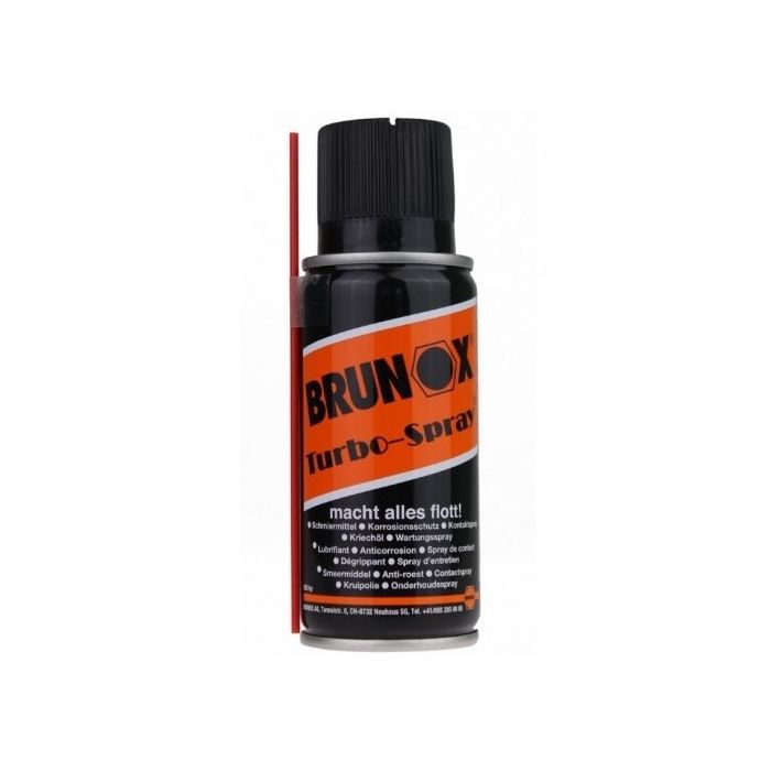 Brunox Turbo-Spray Wapenolie, Spuitbus 100 ml.