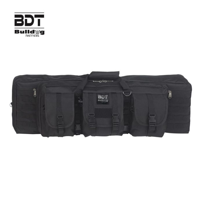 Bulldog BDT, Double Tactical Rifle Case, 37″ Black (BDT60-37B)