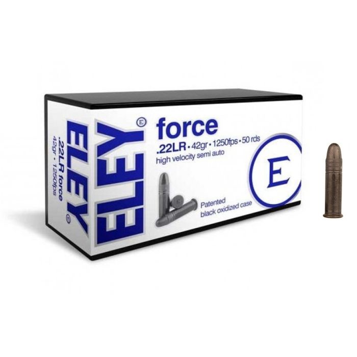 Eley Force Kleinkaliber Kogelpatronen .22 Lr. 42 Grain