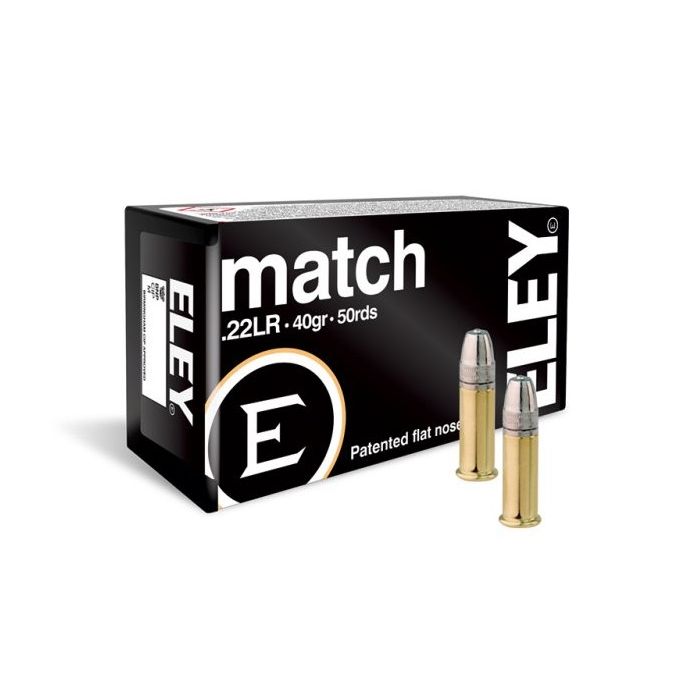 Eley Match Klein Kaliber Kogelpatronen .22 Lr. 40 Grain