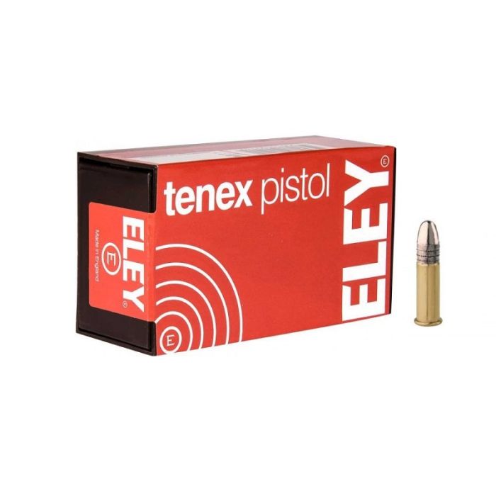 Eley Tenex Pistol Kleinkaliber Kogelpatronen .22 Lr. 40 Grain