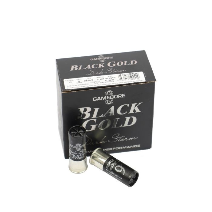 Gamebore Hagelpatronen Black Gold Dark Storm kaliber 12, 28 Gram / Nr.6