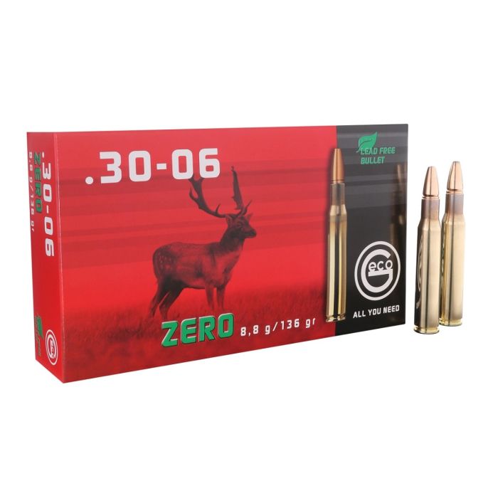 Geco 30-06 Springfield Zero 136 Gr. Deelmantel Loodvrij