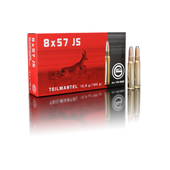 Geco 8x57JS Teilmantel Softpoint 185 Gr.