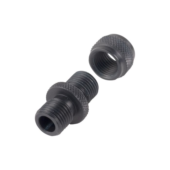 Geluiddemper adapter Best Fittings van 12 UNF naar 12 UNF, Male/Male