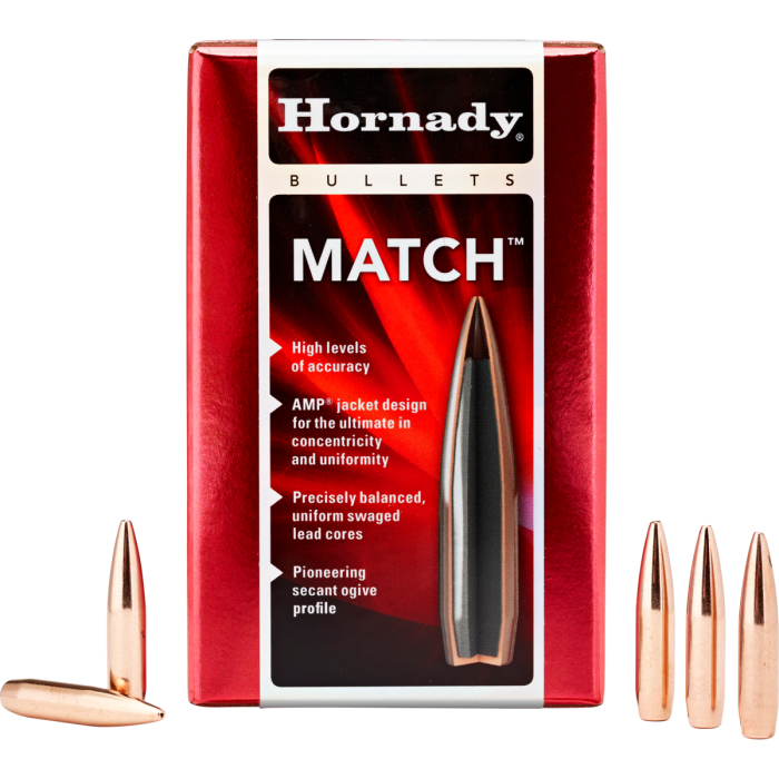 Hornady Match Kaliber 6.5 mm (.264) 140 GR. HPBT #26335