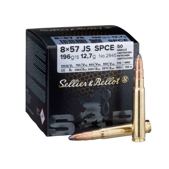 Sellier & Bellot 8x57 JS. SPCE 196 Gr. 50 stuks