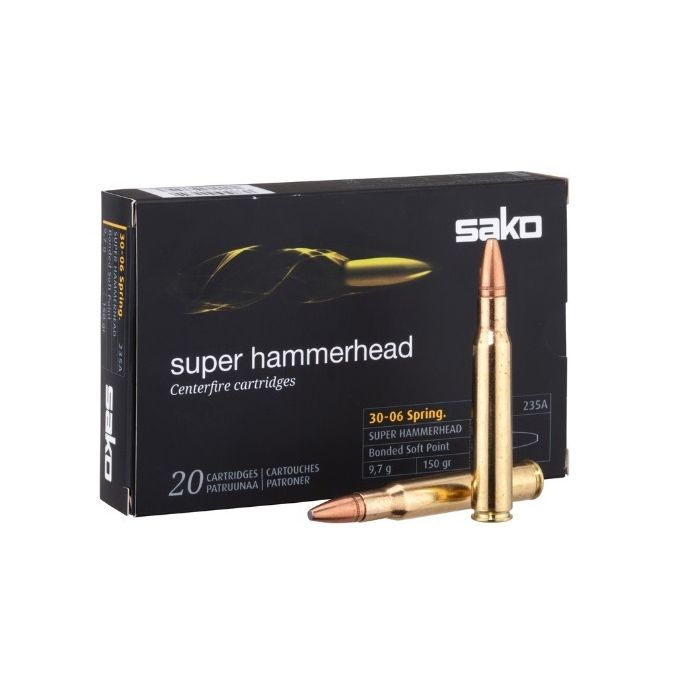 Sako Super Hammerhead Kogelpatronen Kaliber .30-06 Sprfd. BSP 150 grain 