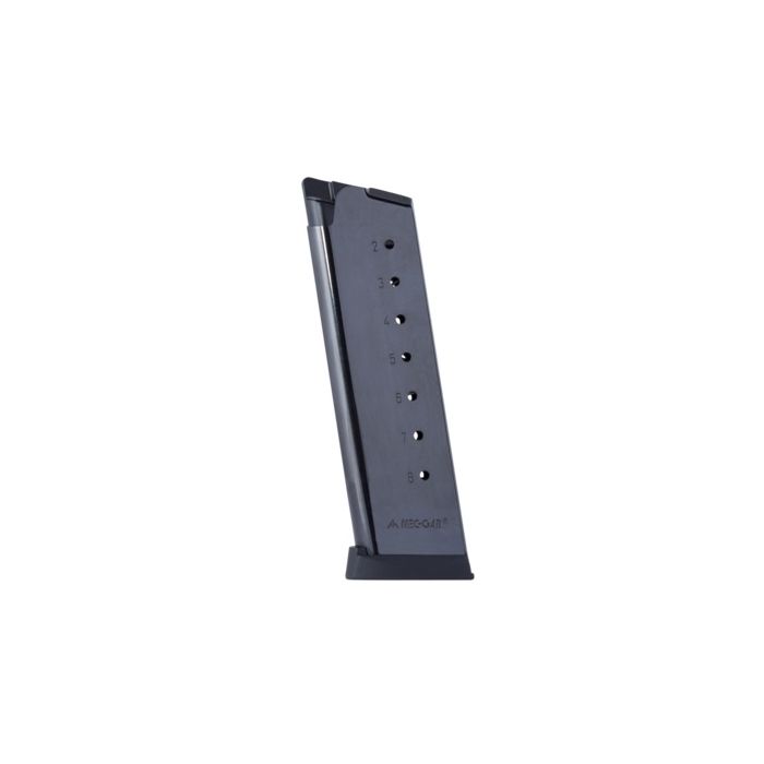 Mec-Gar Magazijn 1911 Full Size, Blue, Flush Fit, .45 ACP, 8 Schots #MGCG4508BPF