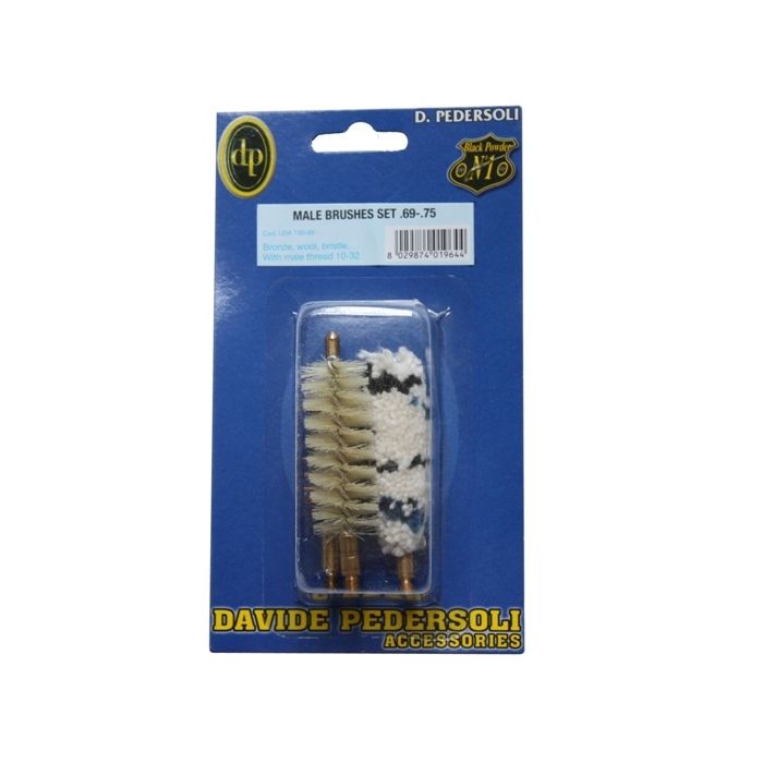 Pedersoli Cleaning Brushes Male Set .69 /.75 #USA 730-69