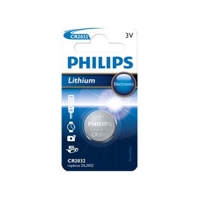 Philips Lithium knoop-cel batterij CR2032