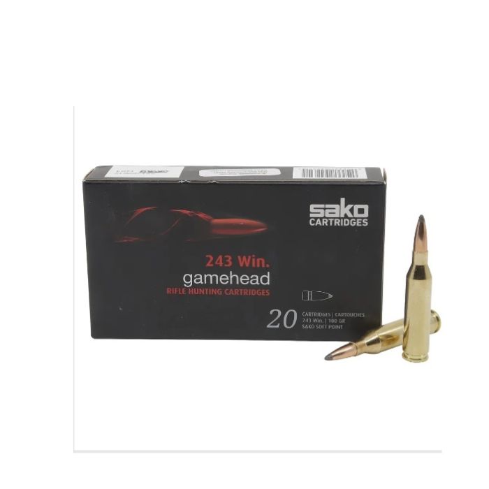 Sako Gamehead Kogelpatronen Kaliber .243 Win. Soft Point 100 grain 