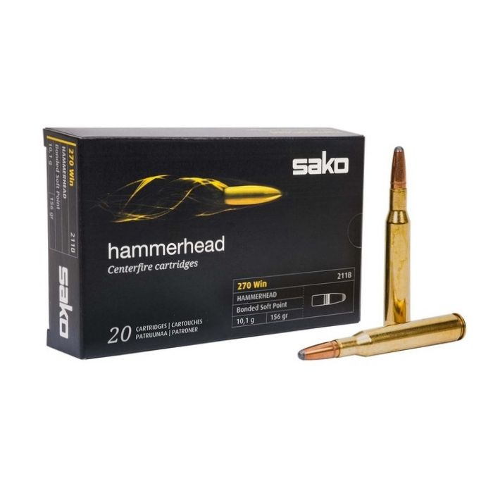 Sako Hammerhead Kogelpatronen Kaliber 270 Win. BSP 156 grain