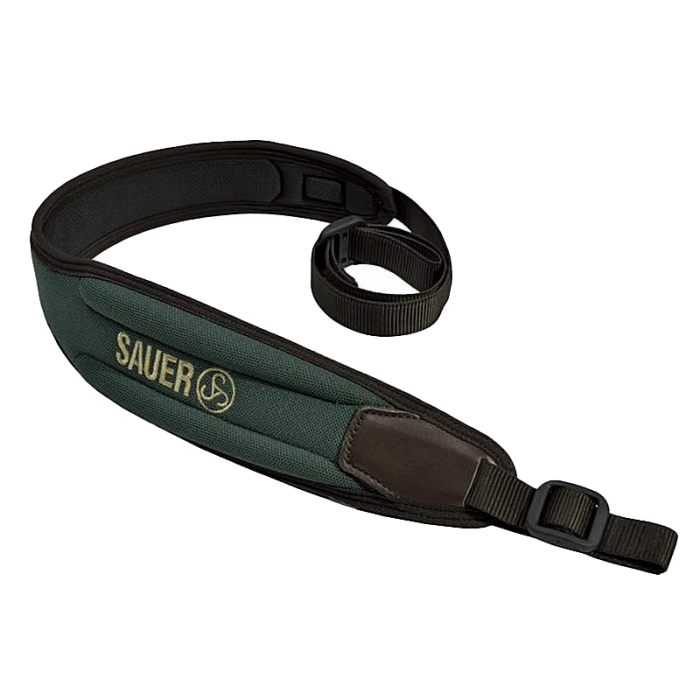 Sauer Geweerriem Ergo Rest Neopreen / Leer, Groen