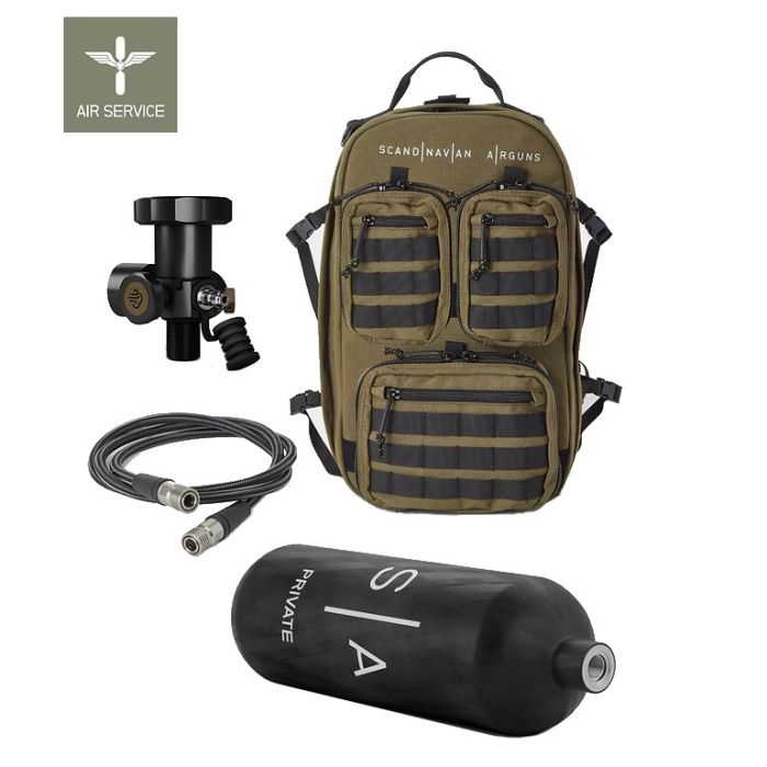 Scandinavian Arms Carbon 2 L Private CE Backpack Bundle