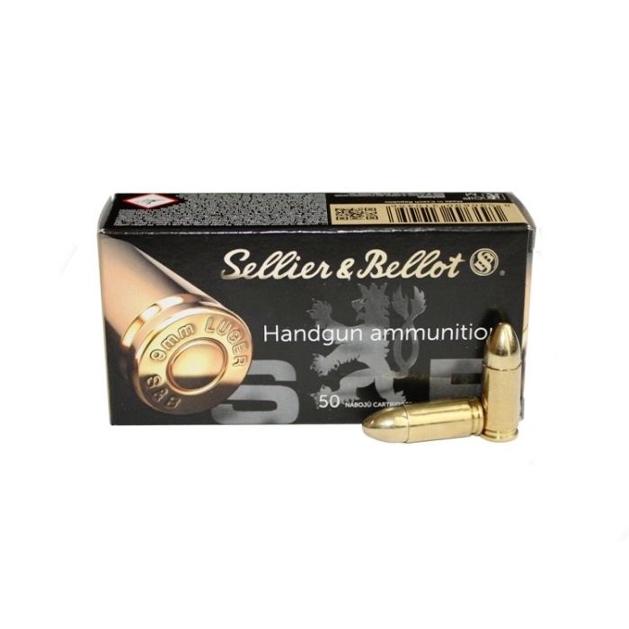 Sellier & Bellot 9 mm Para FMJ 115 Gr.