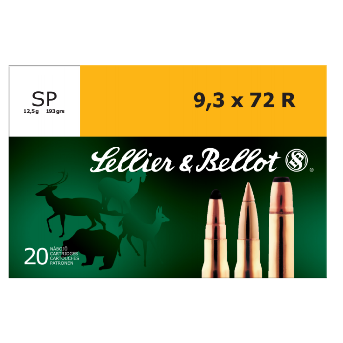 Sellier & Bellot 9,3x72R SP 193 Gr.