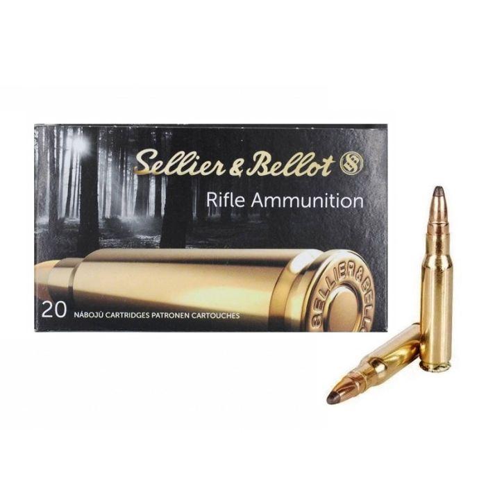 Jachtkogelmunitie Sellier&Bellot kaliber .308W. SPCE 180 grain