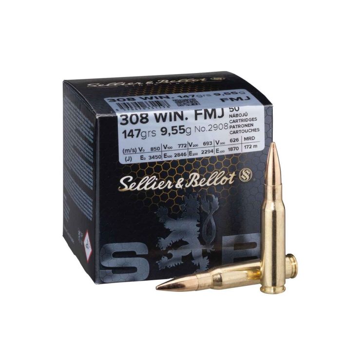 Sellier & Bellot .308 Win. FMJ 147 Grain