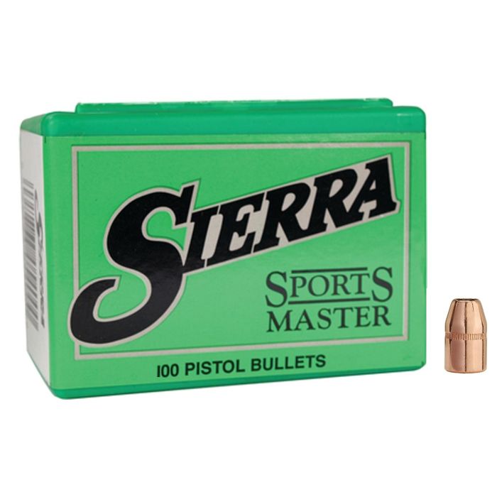 Sierra Sports Master .38 Cal (.357) 140 GR. JHP #8325