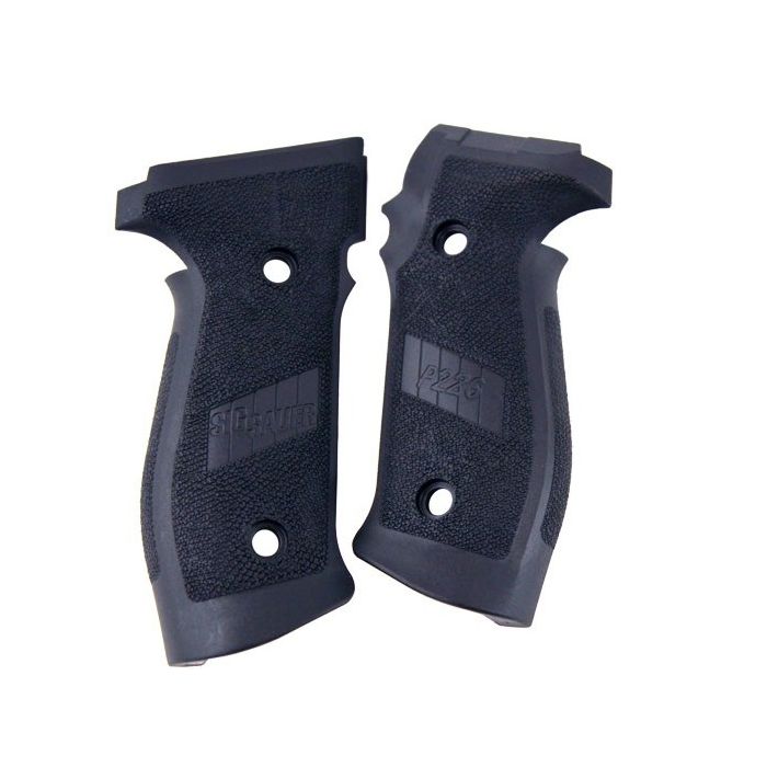 Sig Sauer tweedelig handgreep set Tacops, zwart polymeer P226 SA/DA detail