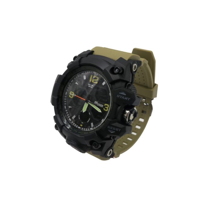 Sig Sauer TAC Chrono Watch, Zwart met FDE Band