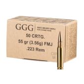 GGG .223 Rem 55gr FMJ / 50 stuks