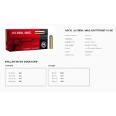 Geco Kal .44 Remington Magnum Soft Point