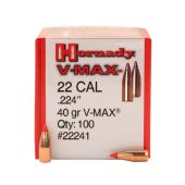 Hornady V-Max .22 Kaliber (.224) 40 GR. #22241