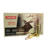 Norma .308 Win. Jachtkogelpatronen Soft Point 150 Grain / 20