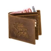 Billfold Portemonnee "Hirch" Echt Leder