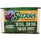 Sierra MatchKing .30 Kaliber (.308) 168 gr. HPBT 500 stuks #2200C