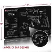 TekMat Glock 17 Gen4 Onderhoudsmat / Zwart