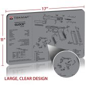 TekMat Glock 17 Gen4 Onderhoudsmat / Grijs