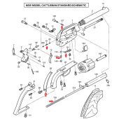 Uberti 1873 Cattleman New Model Spring Kit, overzicht onderdelen